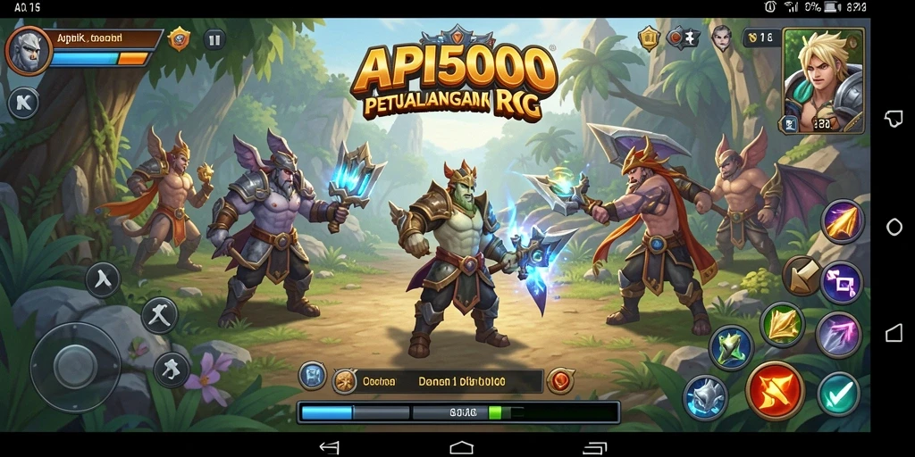 Tangeran menakjubkan dari gameplay RPG API5000.