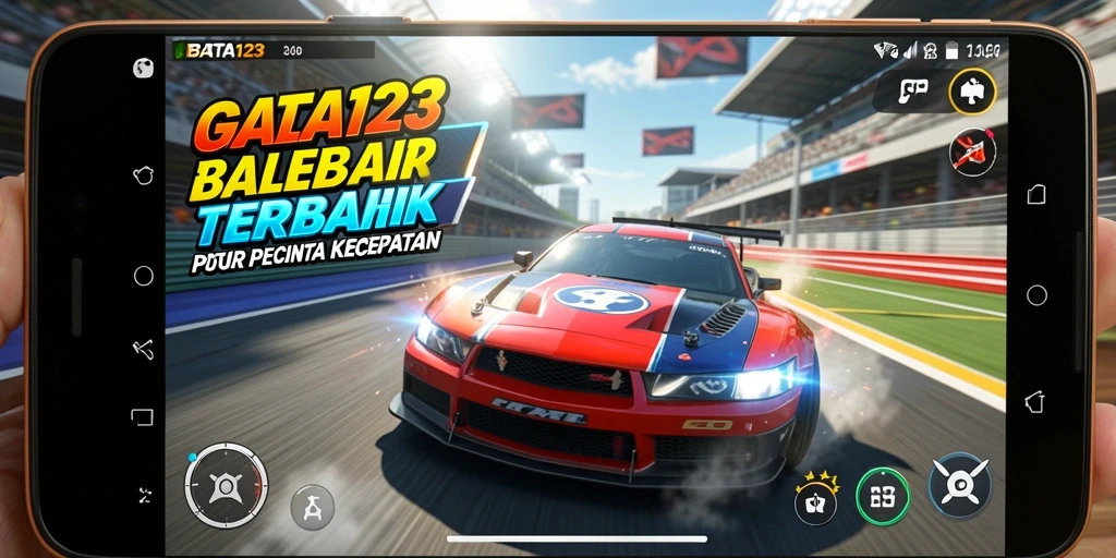 Tangkapan layar BATA123 menunjukkan aksi balapan yang mendebarkan.