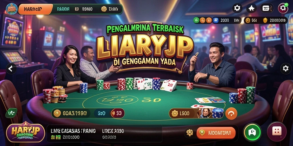 Tampilan menarik dari gameplay Live Casino di HARAPJP.