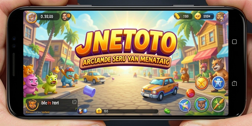 Tampilan gameplay seru dengan rintangan menantang di JNETOTO.