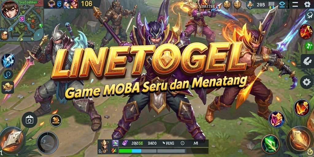 Screenshot dari gameplay mendebarkan di LINETOGEL.