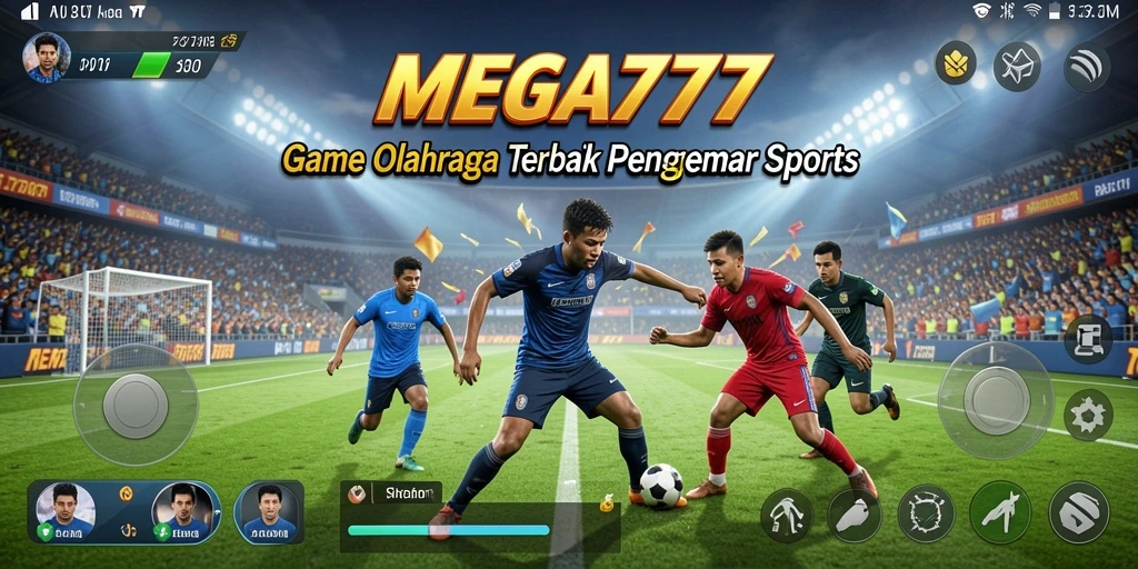 Tangkapan layar gameplay MEGA777 dengan aksi olahraga yang menegangkan.
