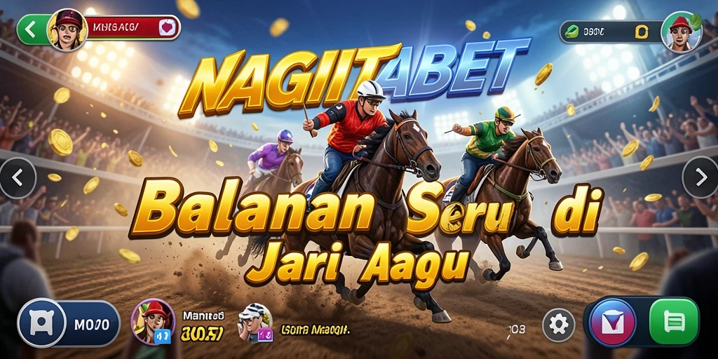 Tampilan dinamis dari balapan seru NAGITABET yang memukau.