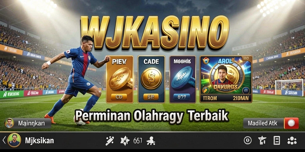 Screenshot utama WJKASINO menampilkan gameplay olahraga yang mendebarkan.