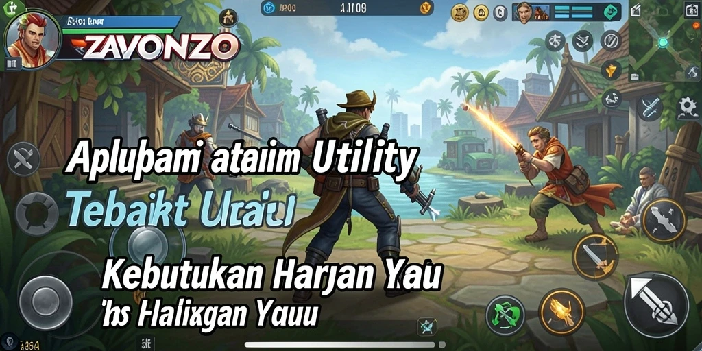Tampilan antarmuka pengguna ZAVONZO yang intuitif dan responsif.